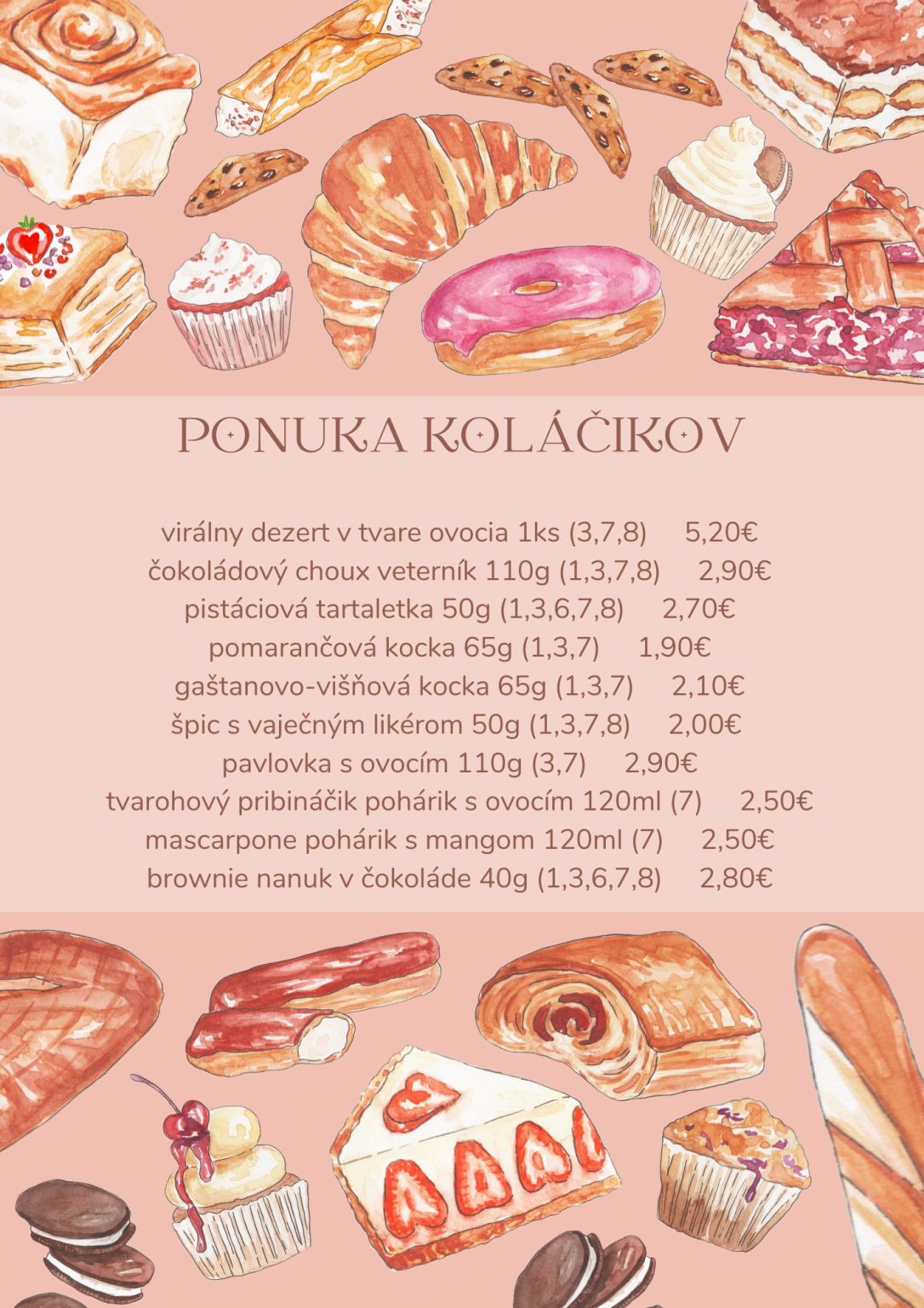 Denné menu - Hotel Arkádia