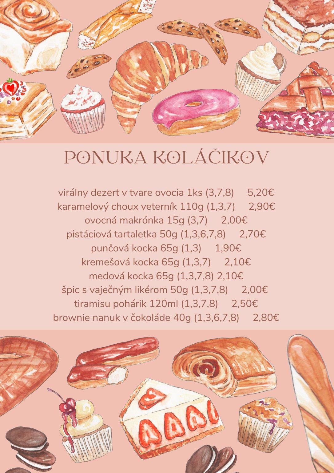 Denné menu - Hotel Arkádia